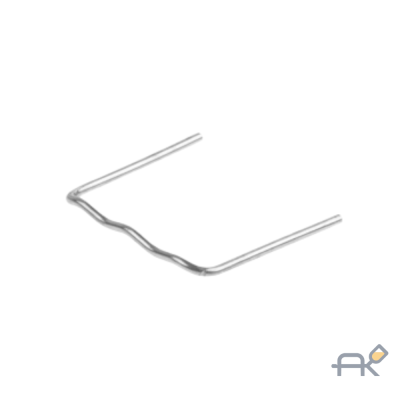 Скоба волнообразная 0.8 мм WORTEX для WG 7001. WG 7002 100 штук (0323333)